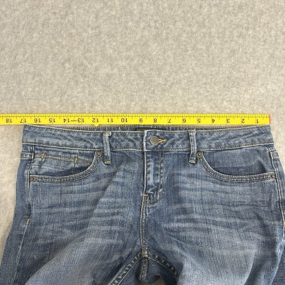 BANANA REPUBLIC Jeans 30/10S Blue Bootcut Low Rise Stretch Flap Pockets - Picture 8 of 13